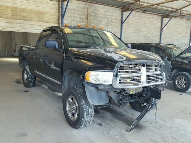 3D3KU28CX4G245405 - 2004 DODGE RAM 2500 S BLACK photo 1
