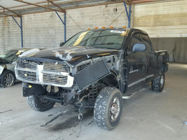 3D3KU28CX4G245405 - 2004 DODGE RAM 2500 S BLACK photo 2