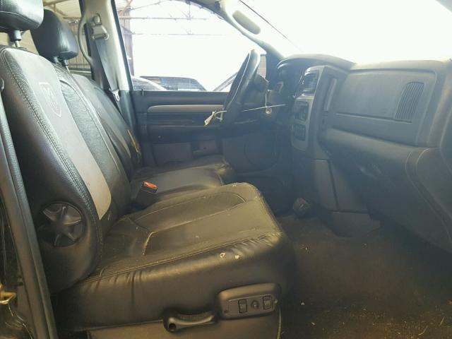 3D3KU28CX4G245405 - 2004 DODGE RAM 2500 S BLACK photo 5