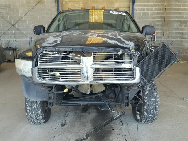 3D3KU28CX4G245405 - 2004 DODGE RAM 2500 S BLACK photo 9