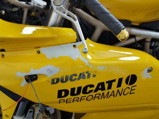 ZDM1LC4N8XB003914 - 1999 DUCATI 900 SS YELLOW photo 15