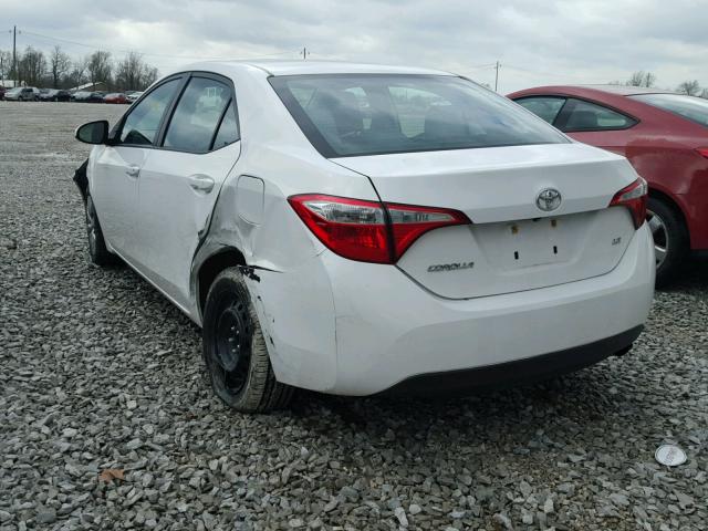 2T1BURHE3EC158511 - 2014 TOYOTA COROLLA L WHITE photo 3