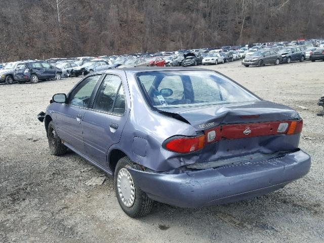 3N1AB41D5XL110646 - 1999 NISSAN SENTRA BAS BLUE photo 3