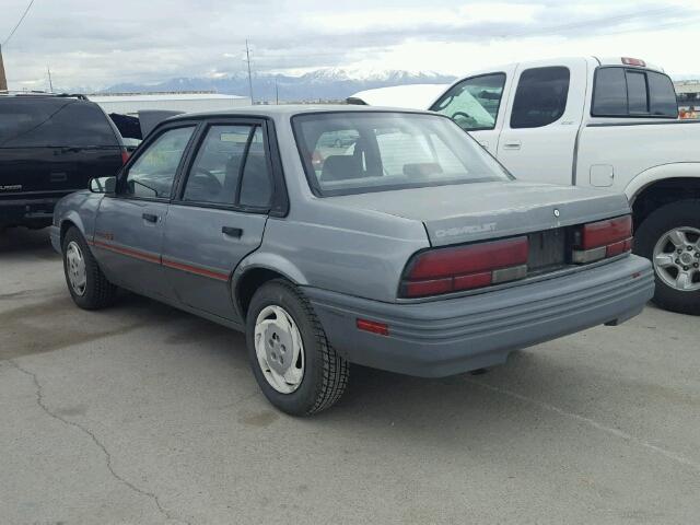 1G1JC5442P7336944 - 1993 CHEVROLET CAVALIER V GRAY photo 3