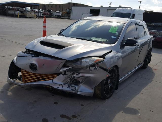 JM1BL1K35B1460233 - 2011 MAZDA SPEED 3 SILVER photo 2