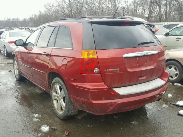 2A8GF68X98R634516 - 2008 CHRYSLER PACIFICA T RED photo 3