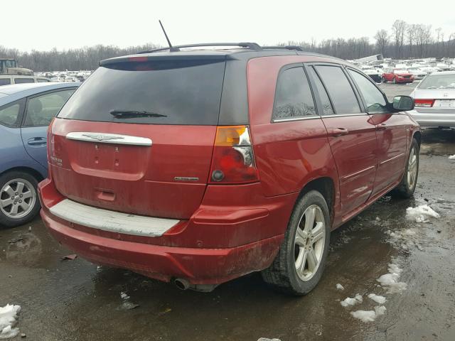 2A8GF68X98R634516 - 2008 CHRYSLER PACIFICA T RED photo 4