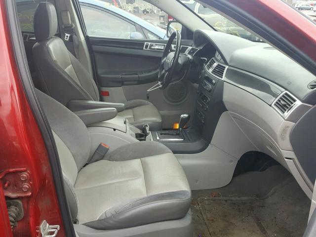 2A8GF68X98R634516 - 2008 CHRYSLER PACIFICA T RED photo 5