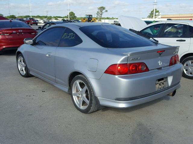 JH4DC53085S012621 - 2005 ACURA RSX TYPE-S SILVER photo 3
