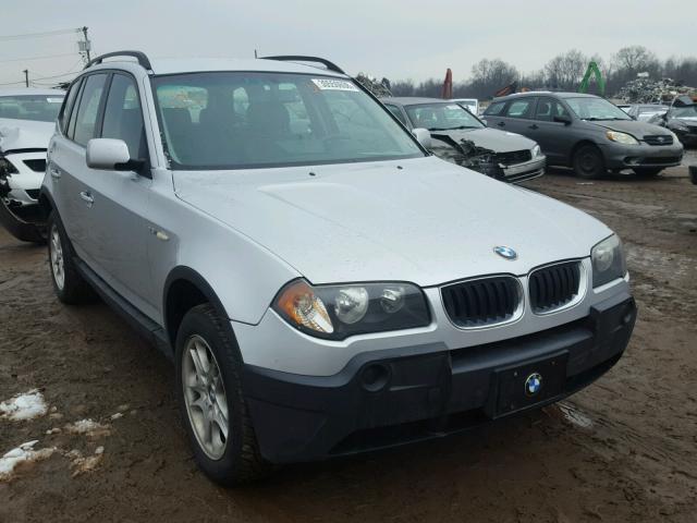 WBXPA734X5WC51167 - 2005 BMW X3 2.5I SILVER photo 1