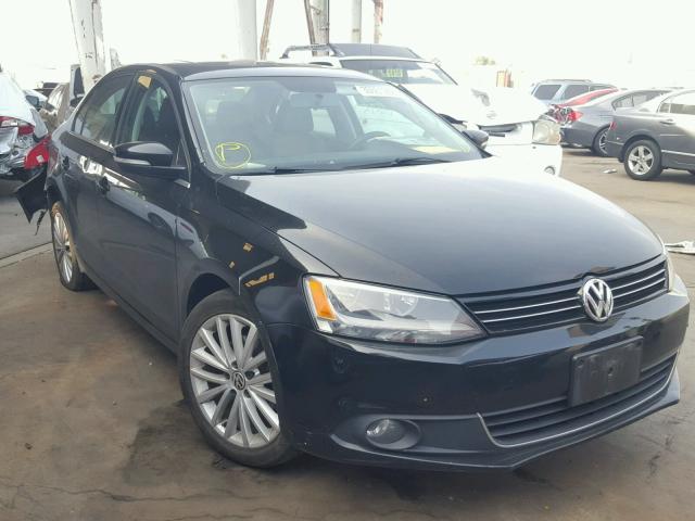 3VWGX7AJ4BM376269 - 2011 VOLKSWAGEN JETTA SEL BLACK photo 1