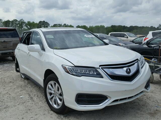 5J8TB3H56HL020189 - 2017 ACURA RDX TECHNO WHITE photo 1