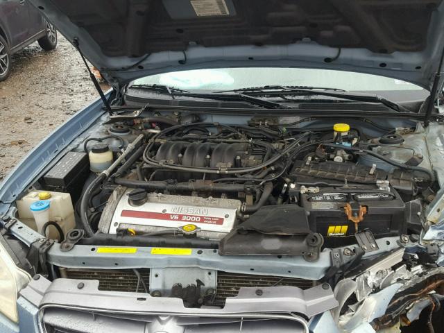 JN1CA31A61T106460 - 2001 NISSAN MAXIMA GXE BLUE photo 7