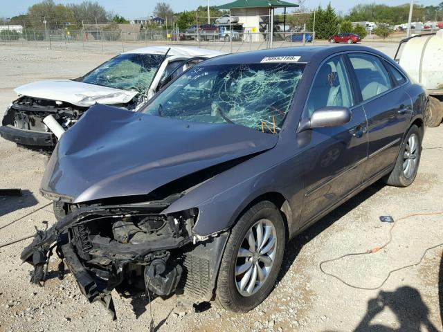 KMHFC46F96A116512 - 2006 HYUNDAI AZERA SE GRAY photo 2