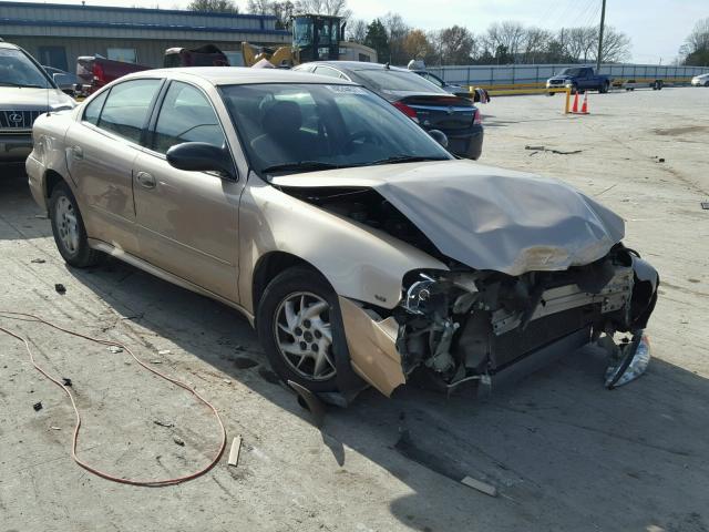 1G2NF52E34M533814 - 2004 PONTIAC GRAND AM S Ոսկեգույն լուսանկար 1