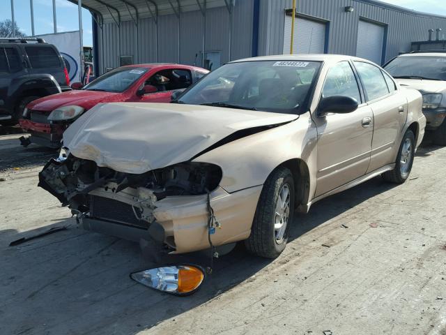 1G2NF52E34M533814 - 2004 PONTIAC GRAND AM S Ոսկեգույն լուսանկար 2