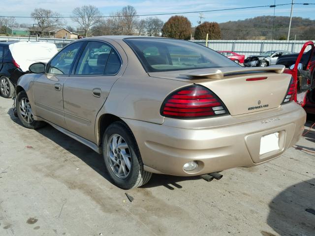 1G2NF52E34M533814 - 2004 PONTIAC GRAND AM S Ոսկեգույն լուսանկար 3