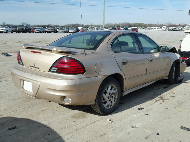 1G2NF52E34M533814 - 2004 PONTIAC GRAND AM S Ոսկեգույն լուսանկար 4