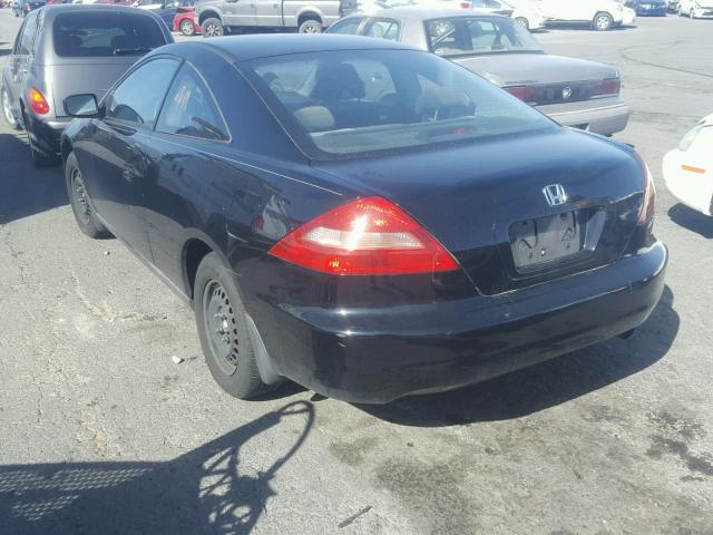 1HGCM71375A015472 - 2005 HONDA ACCORD LX BLACK photo 3