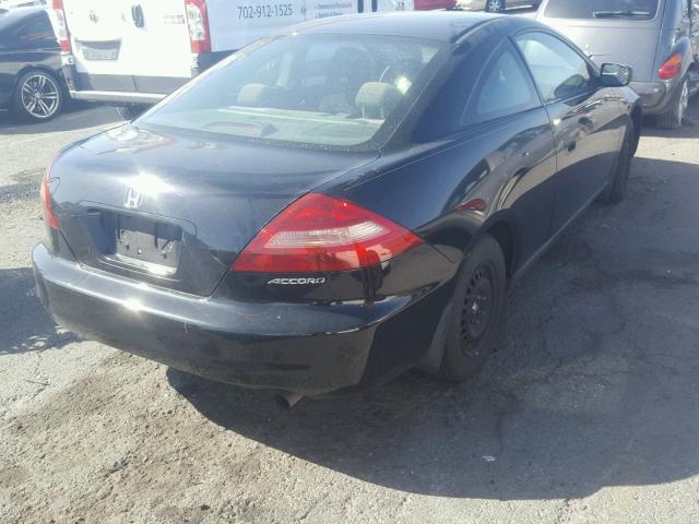 1HGCM71375A015472 - 2005 HONDA ACCORD LX BLACK photo 4