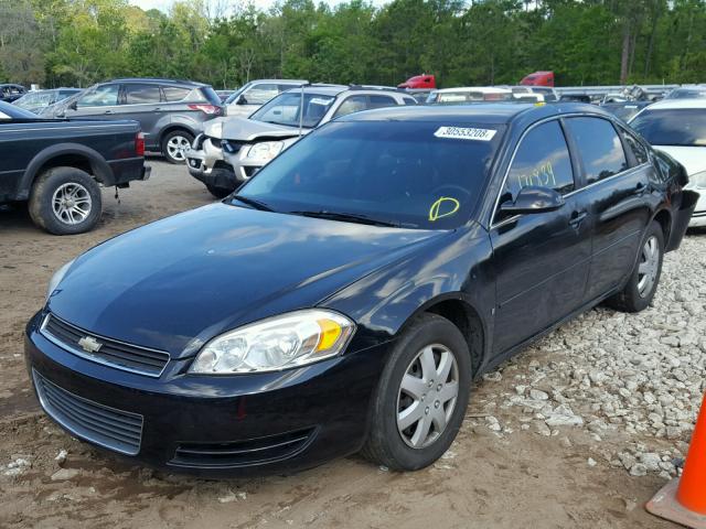 2G1WS55R779328727 - 2007 CHEVROLET IMPALA POL BLACK photo 2