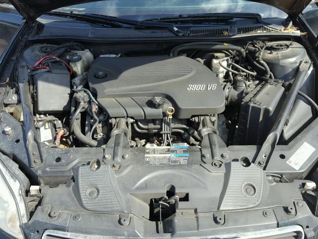 2G1WS55R779328727 - 2007 CHEVROLET IMPALA POL BLACK photo 7