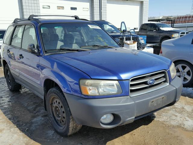 JF1SG63644H766284 - 2004 SUBARU FORESTER 2 BLUE photo 1