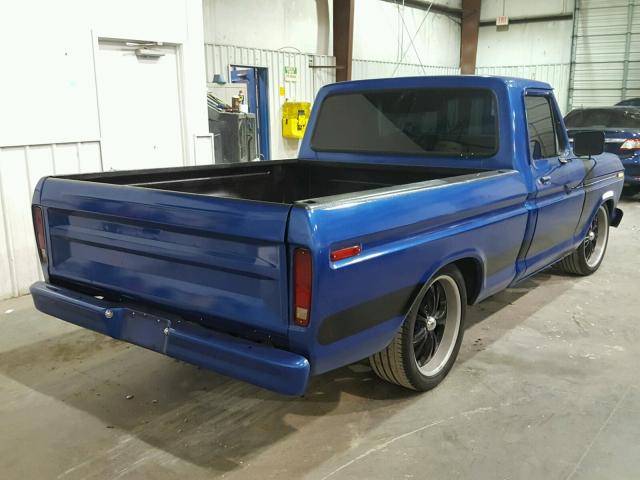 F15GNEF2864 - 1979 FORD F150 BLUE photo 4