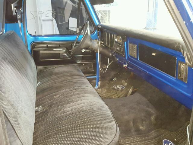 F15GNEF2864 - 1979 FORD F150 BLUE photo 5