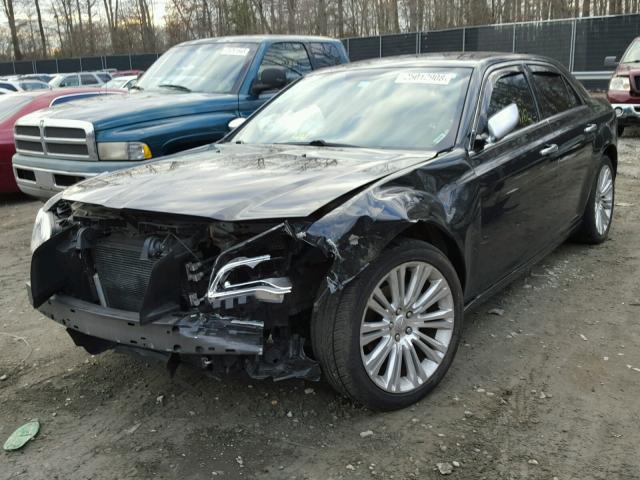 2C3CCADG6DH710088 - 2013 CHRYSLER 300C VARVA BLACK photo 2