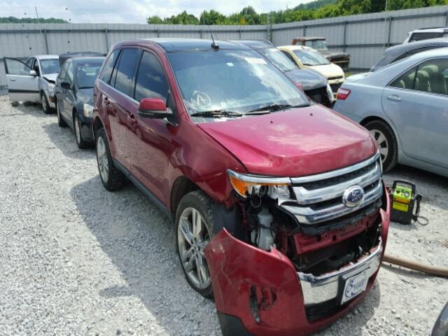 2FMDK3KC9DBA36080 - 2013 FORD EDGE LIMIT RED photo 1