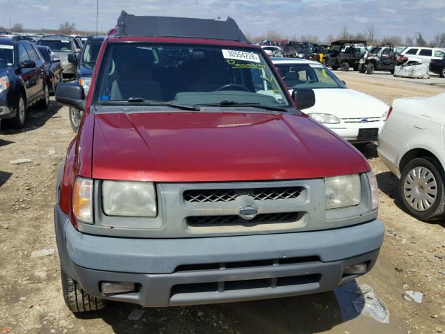 5N1ED28TX1C555277 - 2001 NISSAN XTERRA XE RED photo 9