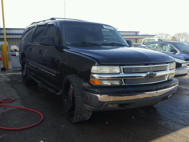 1GNFK16T81J283701 - 2001 CHEVROLET SUBURBAN K BLACK photo 1