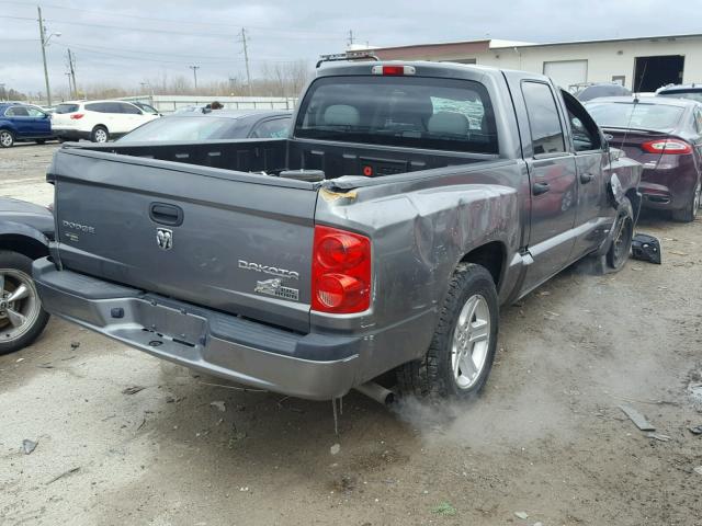 1D7RE3GK0BS579098 - 2011 DODGE DAKOTA SLT GRAY photo 4