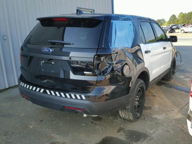 1FM5K8AR1HGD92271 - 2017 FORD EXPLORER P BLACK photo 4