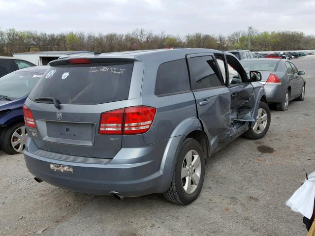 3D4GG57V79T199656 - 2009 DODGE JOURNEY SX SILVER photo 4