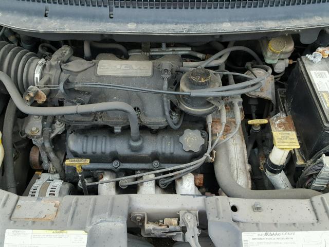 2B4GP44392R619188 - 2002 DODGE GRAND CARA BLUE photo 7