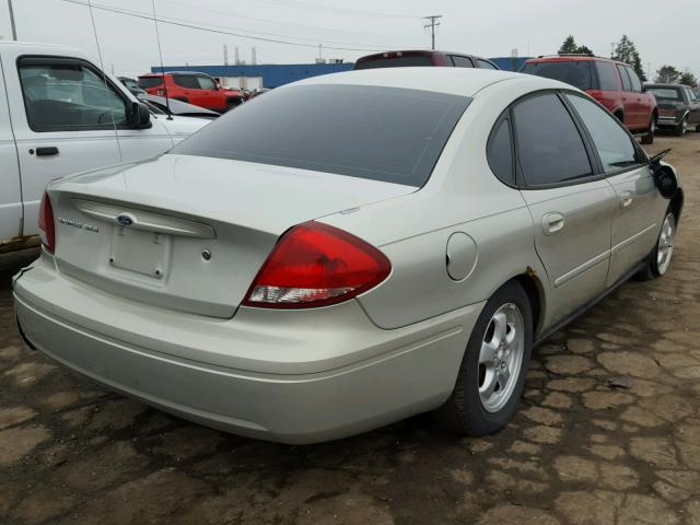 1FAFP55214A211422 - 2004 FORD TAURUS SES TAN photo 4