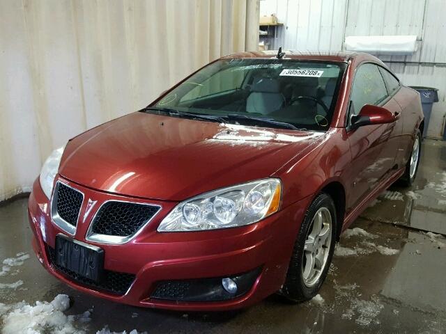 1G2ZK17K694227931 - 2009 PONTIAC G6 GT MAROON photo 2