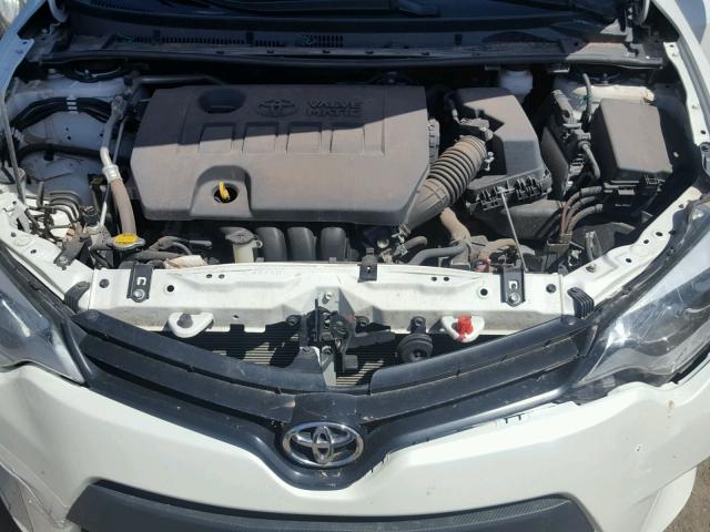 5YFBPRHE9EP072224 - 2014 TOYOTA COROLLA EC 白色 照片 7