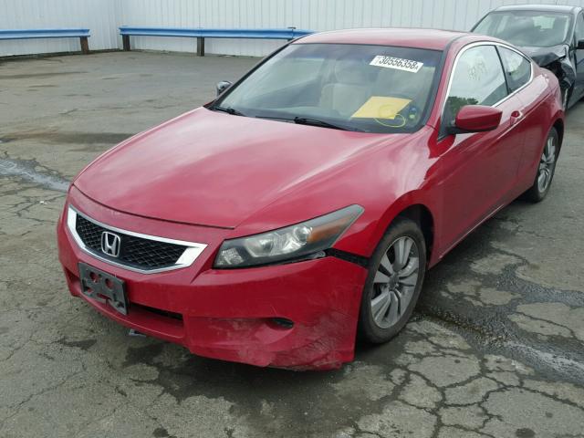 1HGCS12358A004265 - 2008 HONDA ACCORD LX- RED photo 2