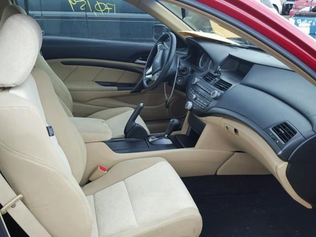 1HGCS12358A004265 - 2008 HONDA ACCORD LX- RED photo 5