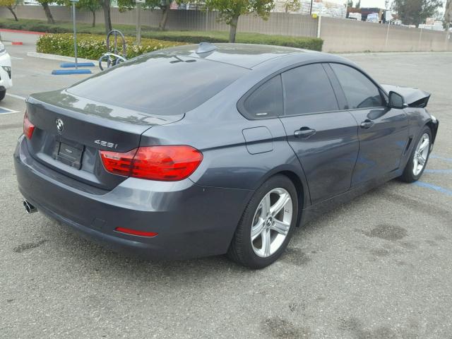 WBA4A9C50FD416204 - 2015 BMW 428 I GRAY photo 4