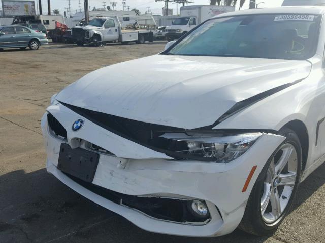 WBA3N7C52EF718178 - 2014 BMW 428 I WHITE photo 9