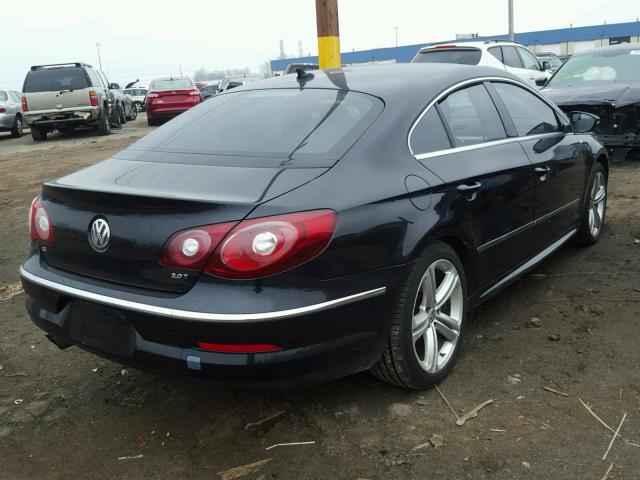 WVWMN7AN3CE508332 - 2012 VOLKSWAGEN CC SPORT BLACK photo 4