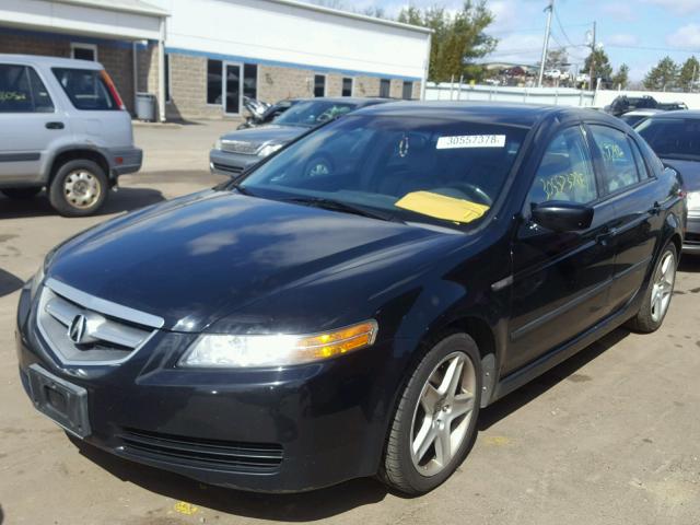 19UUA66245A033547 - 2005 ACURA TL BLACK photo 2