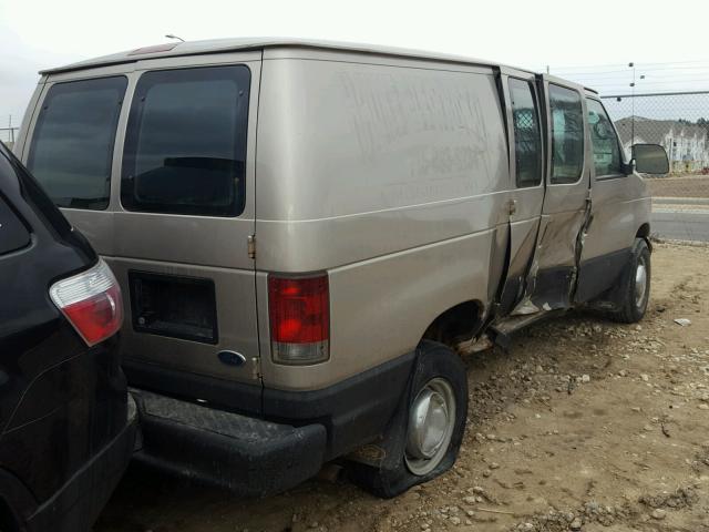 1FTNE24292HA61981 - 2002 FORD ECONO E250 GOLD photo 4