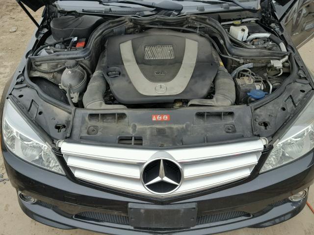 WDDGF5GB9AR119783 - 2010 MERCEDES-BENZ C 350 BLACK photo 7