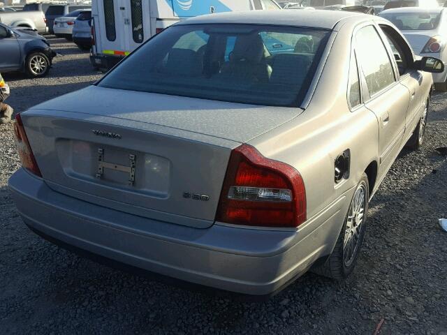 YV1TS92D931306585 - 2003 VOLVO S80 SILVER photo 4