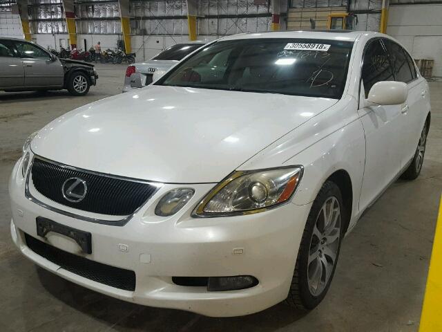 JTHCH96S360004893 - 2006 LEXUS GS GENERAT WHITE photo 2